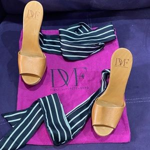 DVF Heels with Straps
